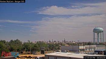 Weather camera view of Borger ISD.