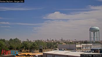Weather camera view of Borger ISD.