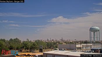 Weather camera view of Borger ISD.