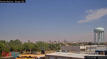 Weather camera view of Borger ISD.