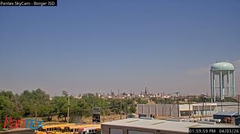 Weather camera view of Borger ISD.