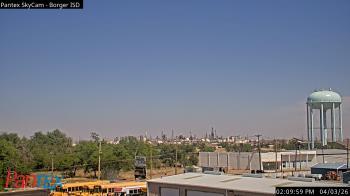 Weather camera view of Borger ISD.