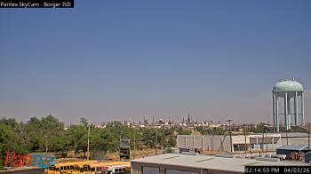 Weather camera view of Borger ISD.