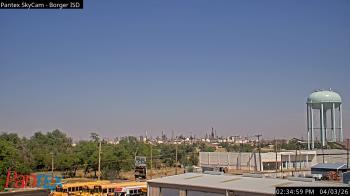 Weather camera view of Borger ISD.