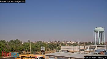 Weather camera view of Borger ISD.