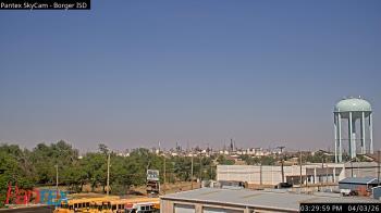Weather camera view of Borger ISD.