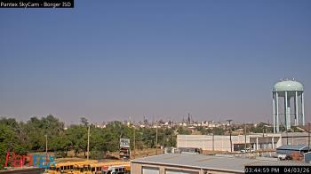 Weather camera view of Borger ISD.