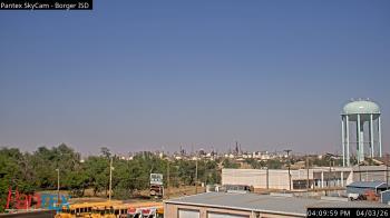 Weather camera view of Borger ISD.