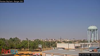 Weather camera view of Borger ISD.
