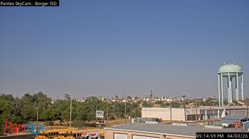 Weather camera view of Borger ISD.