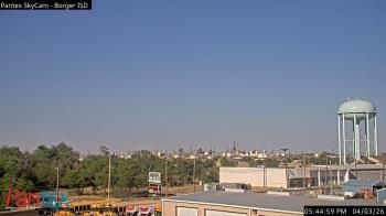 Weather camera view of Borger ISD.