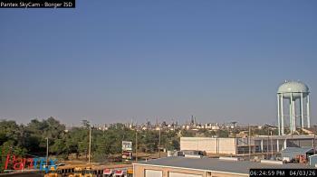 Weather camera view of Borger ISD.