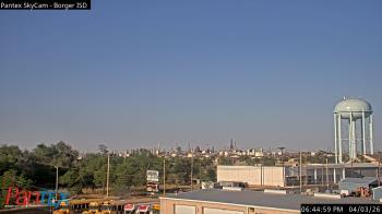 Weather camera view of Borger ISD.