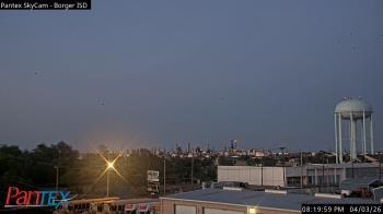 Weather camera view of Borger ISD.
