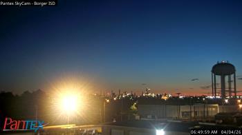 Weather camera view of Borger ISD.