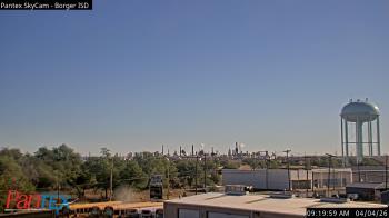 Weather camera view of Borger ISD.