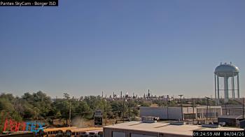 Weather camera view of Borger ISD.