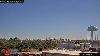 Weather camera view of Borger ISD.