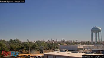 Weather camera view of Borger ISD.