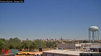 Weather camera view of Borger ISD.