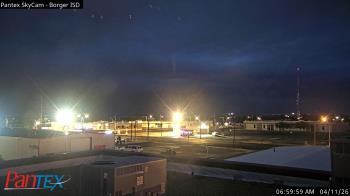 Weather camera view of Borger ISD.