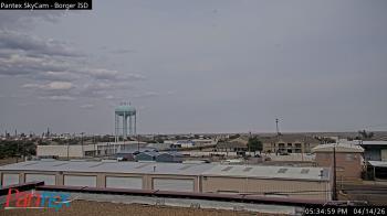 Weather camera view of Borger ISD.