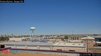 Weather camera view of Borger ISD.