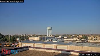 Weather camera view of Borger ISD.