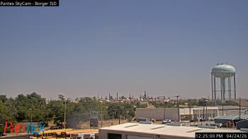 Weather camera view of Borger ISD.