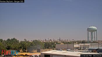 Weather camera view of Borger ISD.