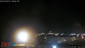 Weather camera view of Borger ISD.