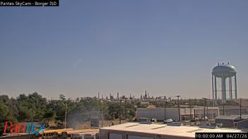 Weather camera view of Borger ISD.