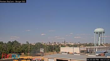 Weather camera view of Borger ISD.