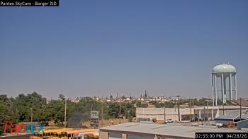 Weather camera view of Borger ISD.