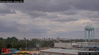 Weather camera view of Borger ISD.