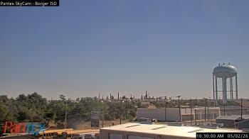 Weather camera view of Borger ISD.
