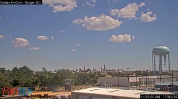 Weather camera view of Borger ISD.