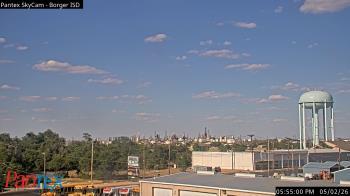 Weather camera view of Borger ISD.