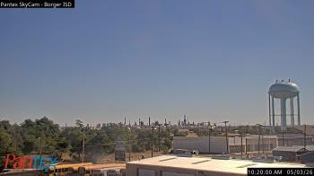 Weather camera view of Borger ISD.
