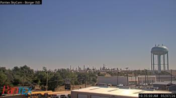 Weather camera view of Borger ISD.