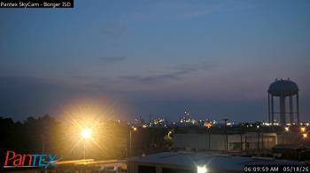 Weather camera view of Borger ISD.