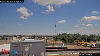 Weather camera view of Borger ISD.