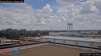 Weather camera view of Borger ISD.