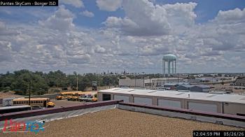 Weather camera view of Borger ISD.