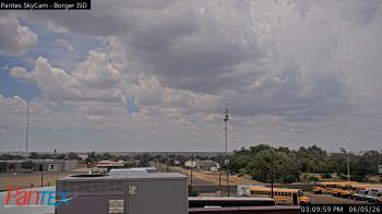 Weather camera view of Borger ISD.