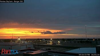 Weather camera view of Borger ISD.