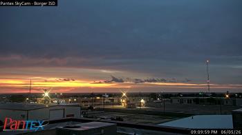 Weather camera view of Borger ISD.