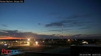 Weather camera view of Borger ISD.
