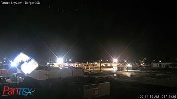Weather camera view of Borger ISD.