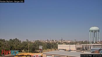 Weather camera view of Borger ISD.